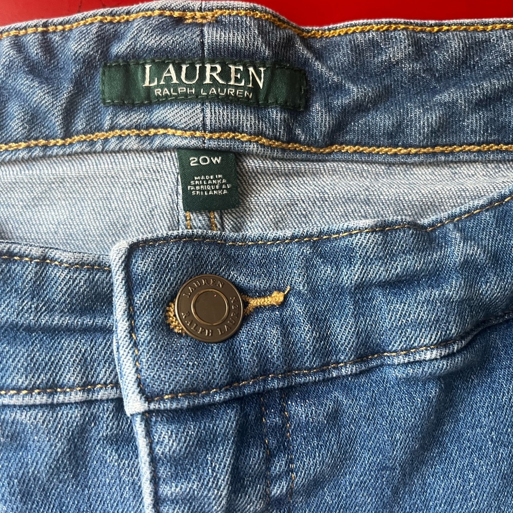 Ralph Lauren Plus Size Regal Straight Ankle jeans